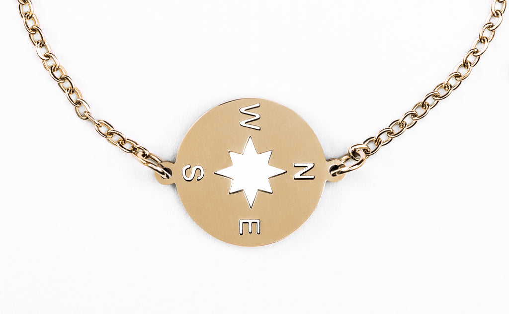 Compass Bracelet "Road Trip"