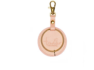 GOLD Gift Set - Key Chain & 1 Engraved Travel Charms - Traveller Charms