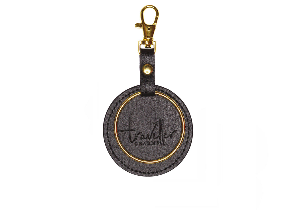 GOLD Key Chain - Black - Traveller Charms