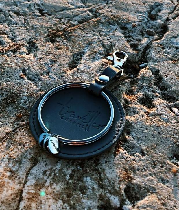 Key Chain - Black - traveller charms (Lukas Schmitz)