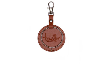 SILVER Gift Set - Key Chain & 1 Engraved Travel Charms - Traveller Charms