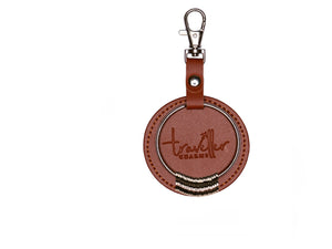 SILVER Starter Set - Key Chain & 25 Engraved Travel Charms - Traveller Charms